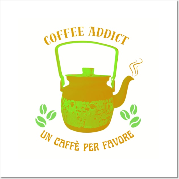 Coffee addict Wall Art by happygreen